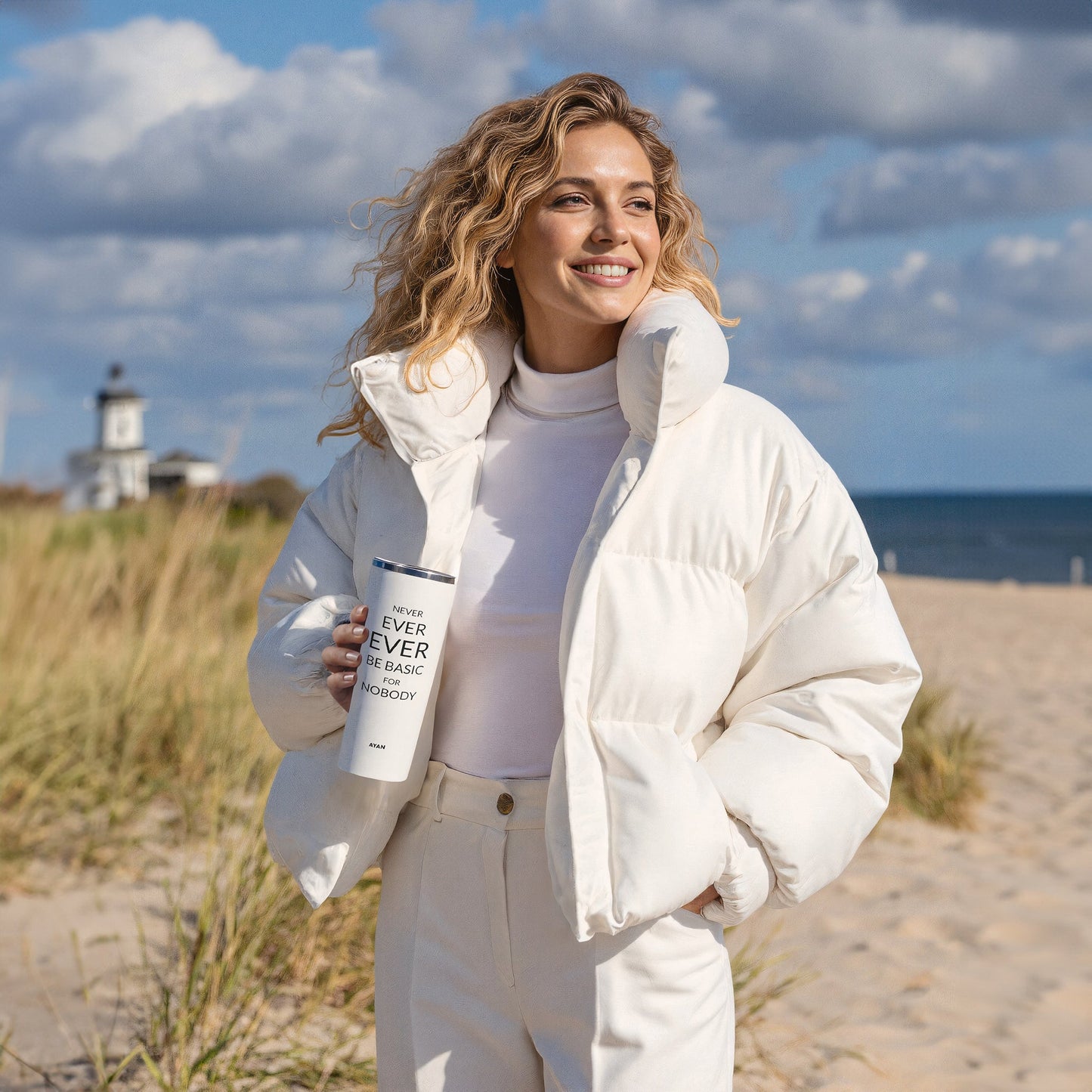 NEVER BE BASIC TUMBLER - AYAN BEAUTY