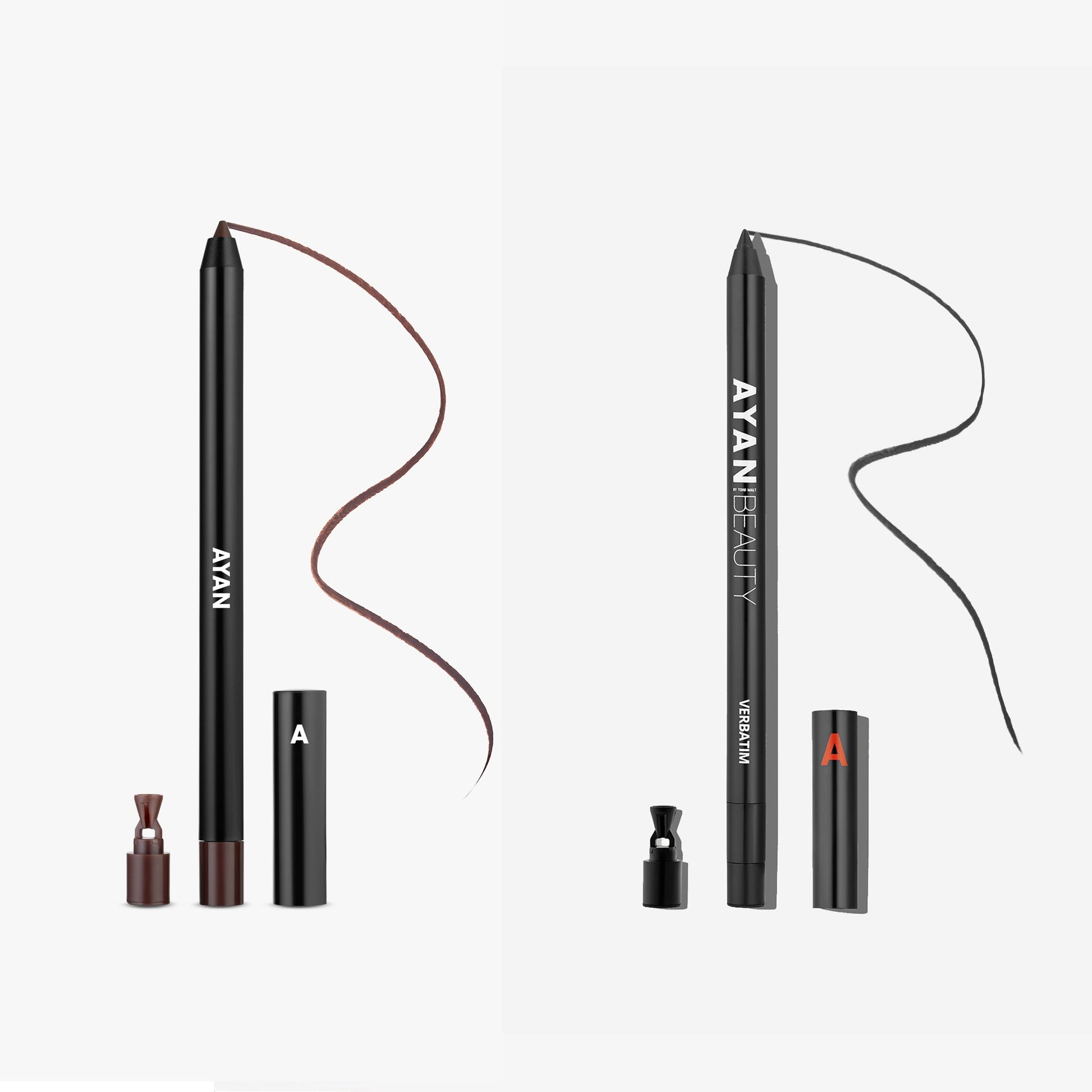 DOUBLE TROUBLE ICONIC EYELINER PENCILS - AYAN BEAUTY