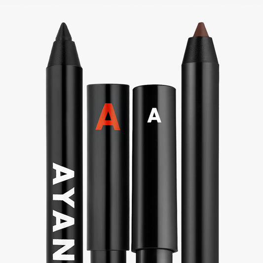 DOUBLE TROUBLE ICONIC EYELINER PENCILS - AYAN BEAUTY