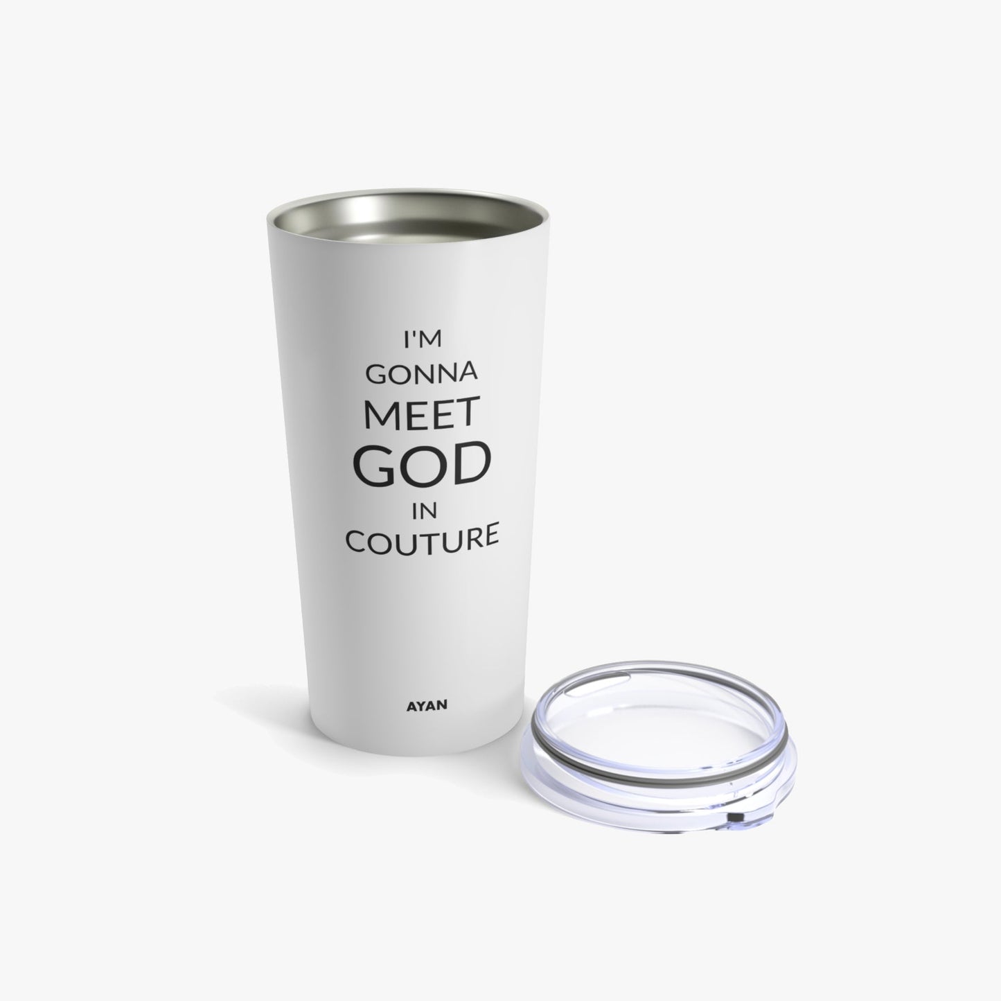 MEET GOD IN COUTURE TUMBLER - AYAN BEAUTY