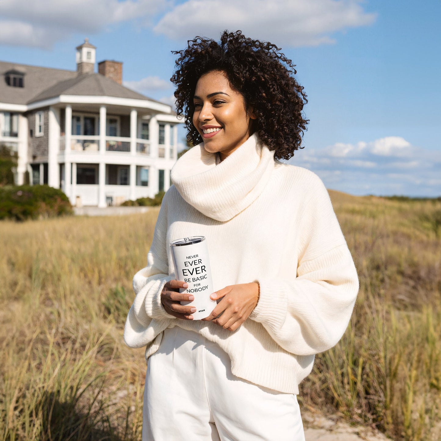 NEVER BE BASIC TUMBLER - AYAN BEAUTY