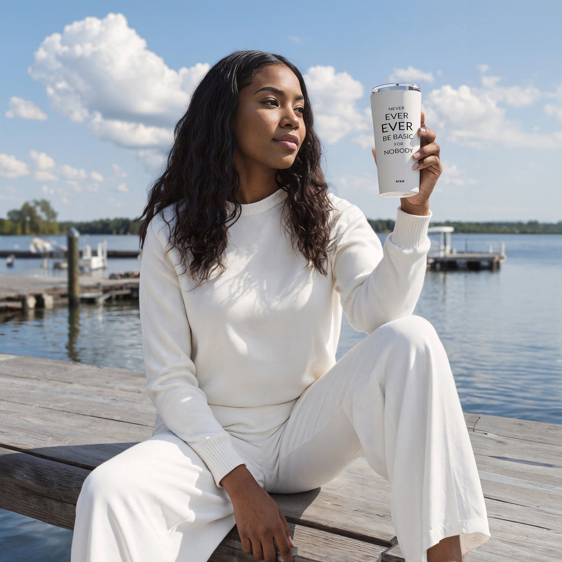 NEVER BE BASIC TUMBLER - AYAN BEAUTY