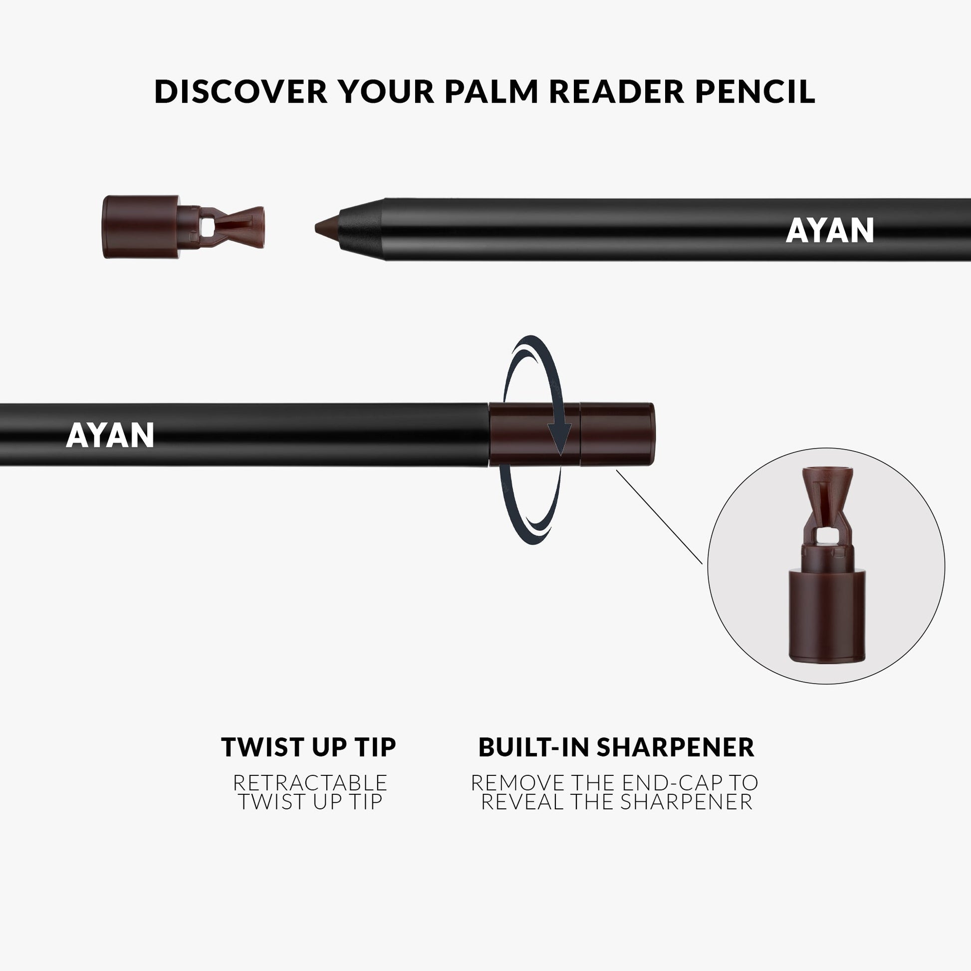 PALM READER LONGWEAR EYELINER PENCIL - AYAN BEAUTY