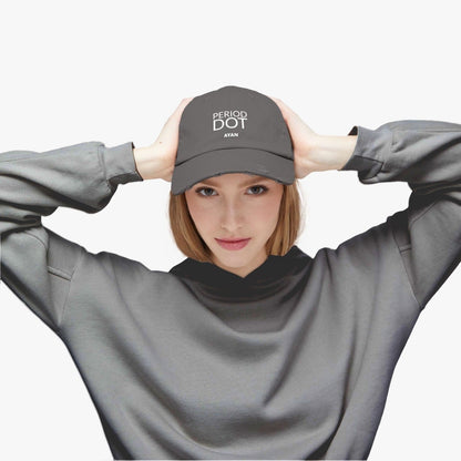 PERIOD DOT DISTRESSED CAP GREY - AYAN BEAUTY