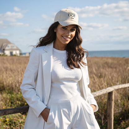 PERIOD DOT DISTRESSED CAP SAND - AYAN BEAUTY