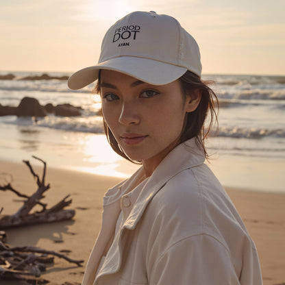 PERIOD DOT DISTRESSED CAP SAND - AYAN BEAUTY