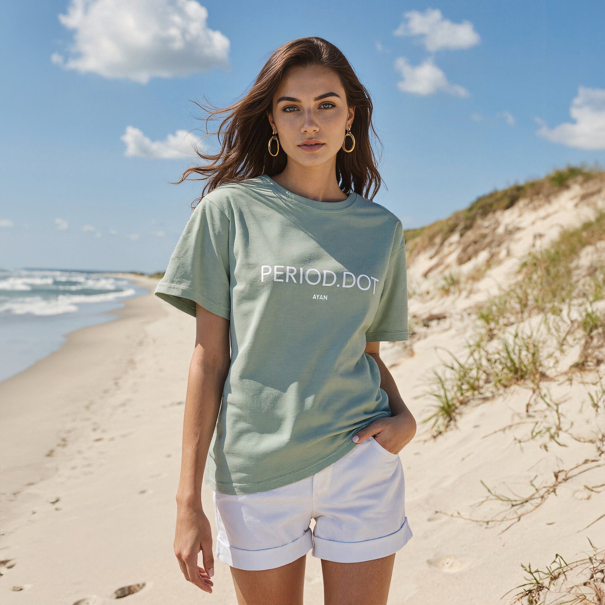 PERIOD.DOT T - SHIRT BAY - AYAN BEAUTY