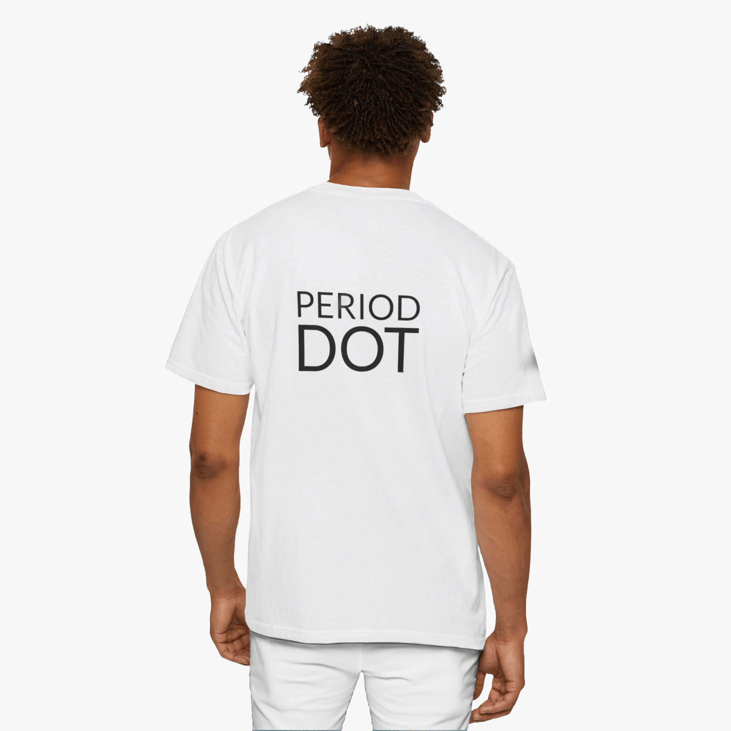 PERIOD.DOT T - SHIRT WHITE - AYAN BEAUTY