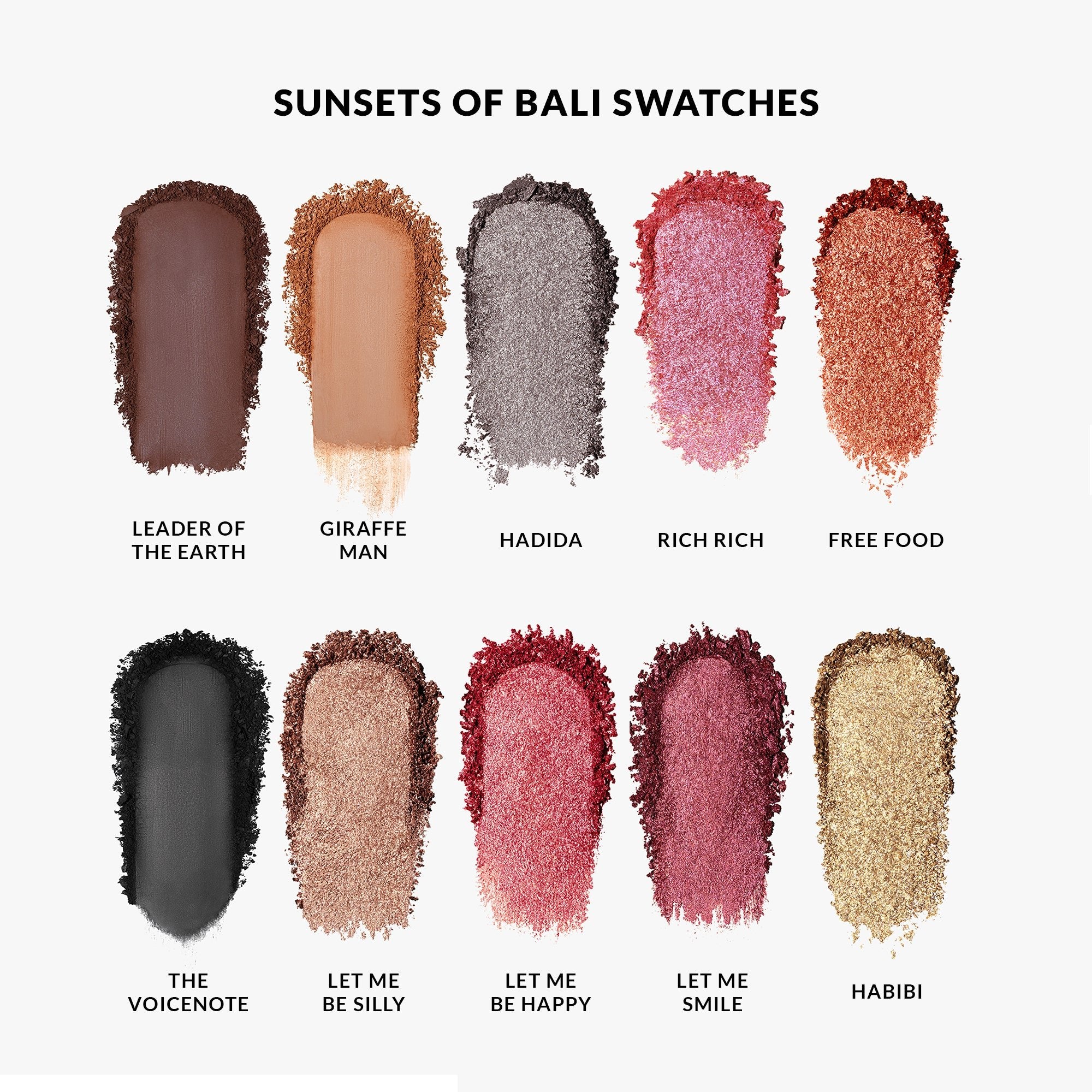 SUNSETS OF BALI EYESHADOW PALETTE - AYAN BEAUTY